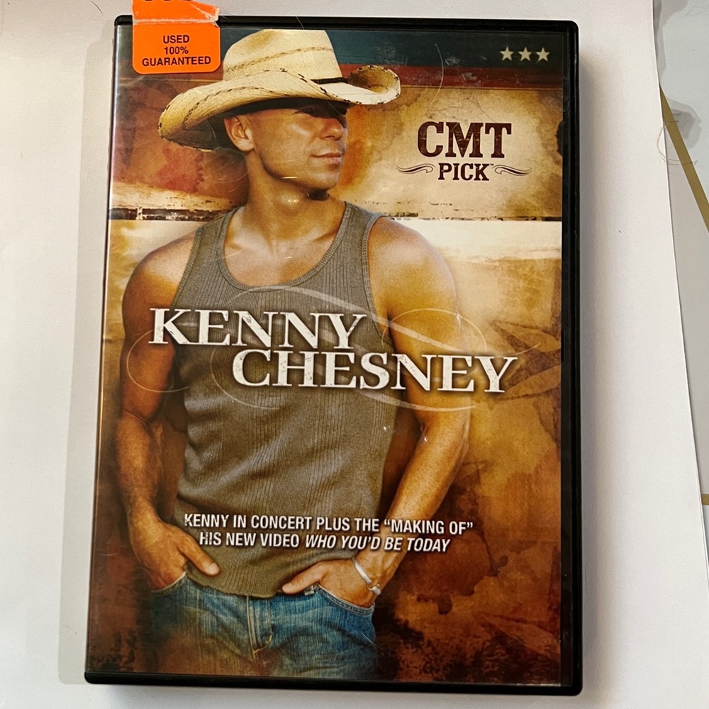Kenny Chesney In Concert Music Video DVD Plus 68 Minutes EUC